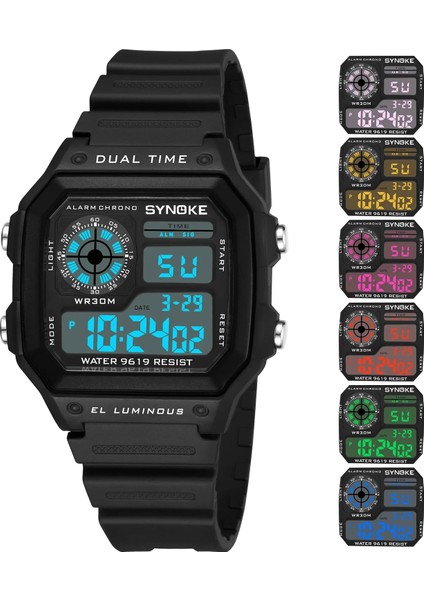 Beyaz Ince Dijital Saatler Erkek 2020 Lüks Üst Marka Elektronik Kol Saati Su Geçirmez Erkek Spor Saat LED Relogio Masculino Hediye (Yurt Dışından) fiyatları