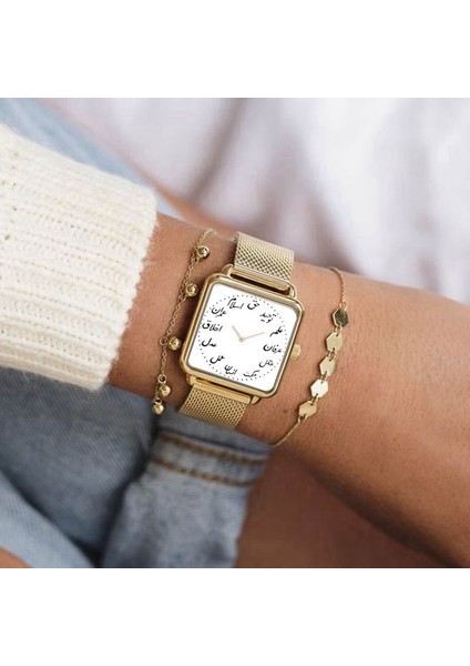 Gül Altın Siyah Kadın Saatler 2022 Bilezik Saat Bayanlar Kuvars Üst Marka Lüks Izle Kadınlar Şık Moda Gündelik Saat Kadın Zegarek Damski (Yurt Dışından) fırsatları