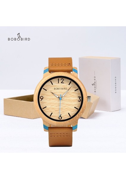 GA019 Çift Saatleri Bobo Bırd Ahşap Izle Erkekler Bambu Relogio Masculino Bayanlar Kol Saati Deri Band Silikon Kayış Büyük Hediye (Yurt Dışından) fırsatları