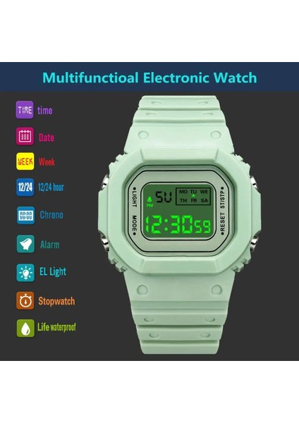 Siyah 2023 Erkek LED Dijital Saat Erkek Kadın Su Geçirmez Spor Izle Erkekler Için Silikon Ordu Kol Saati Tarih Saat Hodinky Reloj Hombre (Yurt Dışından) indirimleri
