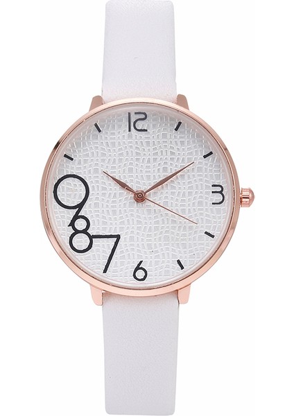 Turuncu Moda Rahat Analog Kuvars Kol Saati Kadınlar Için Şık Basit Bayanlar Saatler Siyah Bayan Modelleri Bilezik Izle Reloj Mujer (Yurt Dışından)