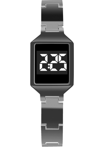 Siyah Şık Lüks Erkek Saati Alaşım Dijital LED Spor Bilezik Kol Saati Hediye Izle Erkekler Часы Мужские Erkek Kol Saati Reloj Dijital (Yurt Dışından)