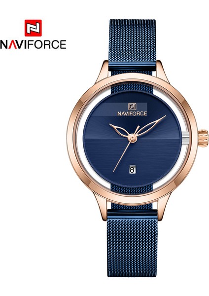 Gül Altın Beyaz Yeni Navıforce Yaratıcı Basit Kuvars Izle Kadın Çelik Hasır Elbise Saatler Kız Saat Bayanlar Bilezik Izle Relogios Feminino (Yurt Dışından) fiyatları