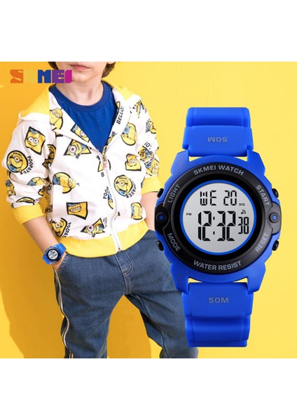 Skmeı Moda Dijital Erkek Saatler Zaman Chrono Çocuk Izle Su Geçirmez Camo Spor Saat Saat Erkek Genç Kol Saati Yeni 2021 (Yurt Dışından) fırsatları