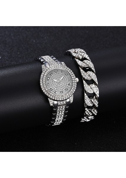 Gül A Ekle Bilezik Yeni Altın Lüks Rhinestone Saatler Kadınlar Kristal Kuvars Bilezik Saatler Kol Saati Bayan Elbise Yeni Kol Saati Saat Relogios (Yurt Dışından) fırsatları