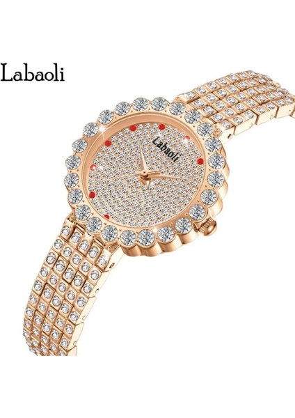 S Lüks Bayan Saatler Altın Kristal Bayanlar Bilezik Izle Moda Kuvars Saatı Relogio Feminino Paslanmaz Çelik Saat (Yurt Dışından) fırsatları