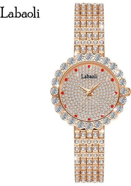 S Lüks Bayan Saatler Altın Kristal Bayanlar Bilezik Izle Moda Kuvars Saatı Relogio Feminino Paslanmaz Çelik Saat (Yurt Dışından) indirimleri