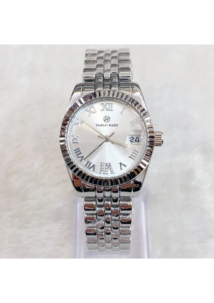 Altın Karışımı Gümüş Pablo Raez Lüks Kristal Kadın Bilezik Izle Üst Marka Moda Bayan Saat Kuvars Çelik Kadın Kol Saati Montre Femme Relogio (Yurt Dışından) modelleri