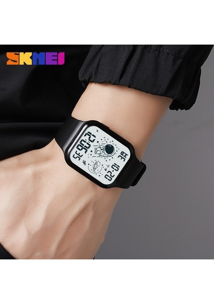 Renk 4 Skmeı Yeni Yaratıcı Astronot Arama Takvimi Kronometre Arka Işık Ekran Kol Saatleri Erkek 5bar Su Geçirmez Izle Reloj Hombre (Yurt Dışından) fırsatları