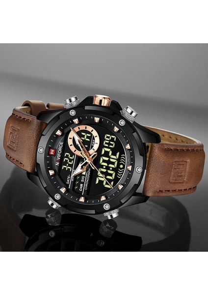 G G Kutusu ile Navıforce Dijital Erkekler Askeri Izle Su Geçirmez Kol Saati LED Kuvars Saat Spor Izle Erkek Büyük Saatler Erkekler Relogios Masculino (Yurt Dışından) modelleri