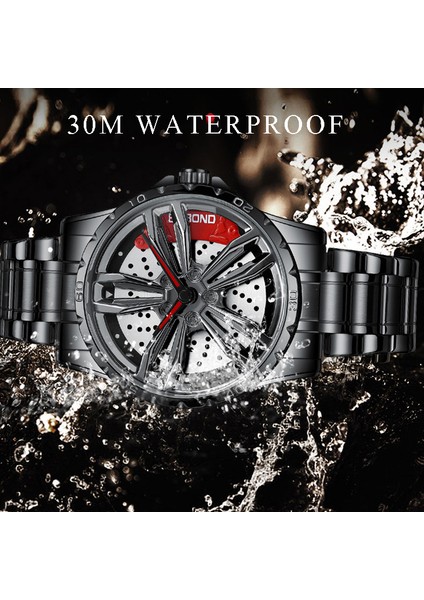 Msn Jant Hub Saatler 2022 Erkekler Spor Araba Erkek Saatler Kuvars Su Geçirmez Spor Paslanmaz Çelik Jant Kol Saati Araba Kuvars Erkek Saatler (Yurt Dışından) fırsatları