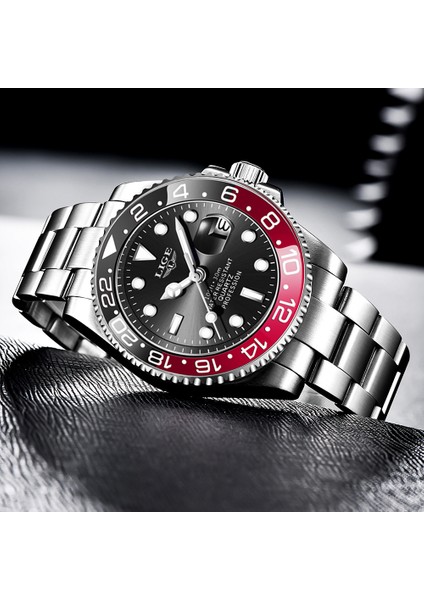 Kırmızı Mavi 2022 Saatler Moda Yeni Lıge Erkek Iş Su Geçirmez Kuvars Kol Saati Erkekler Üst Marka Lüks Paslanmaz Çelik Spor Saat Erkek (Yurt Dışından) fırsatları