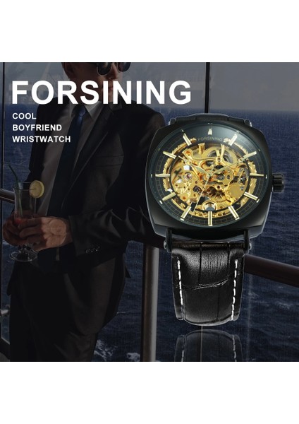 Kahve Rg Beyaz Forsınıng Altın Izle Kraliyet Erkek Saatler Top Marka Lüks 2020 Otomatik Mekanik Deri Kayış Saatler Reloj Hombre (Yurt Dışından) modelleri