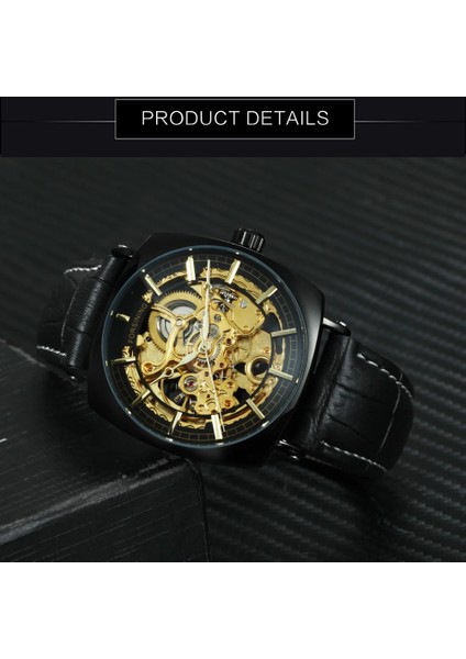 Kahve Rg Beyaz Forsınıng Altın Izle Kraliyet Erkek Saatler Top Marka Lüks 2020 Otomatik Mekanik Deri Kayış Saatler Reloj Hombre (Yurt Dışından) fırsatları