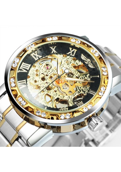 Be-Blk-Be-Blk Kutusu Kazanan Şeffaf Izle Erkekler Için Mekanik Kol Saatleri Elmas Saatler Erkek Lüks Paslanmaz Çelik Kayış Unisex Saat (Yurt Dışından) fiyatları