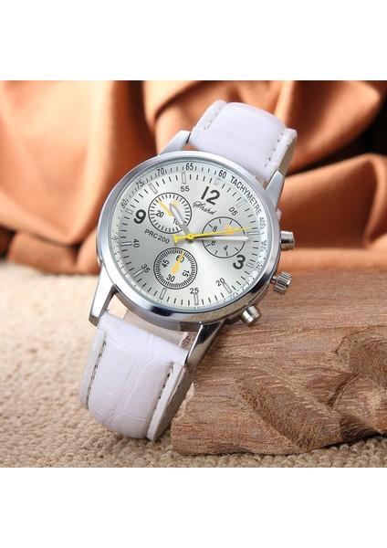 8077BLUE Moda Gündelik Erkek Tarzı ve Yavaş Kayış Izle Üç Göz Altı Dikiş Eğlence Moda Aktivite Saati, Kuvars Saat (Yurt Dışından)