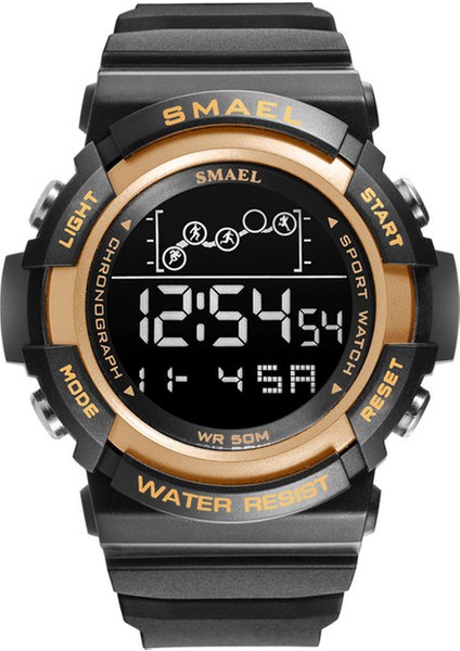 Blackgold Dijital Saatler Erkekler Için 50 M Su Geçirmez Izle Smael Spor Kol Saatleri Kronometre Çalar Saat Kronometre 1426 Büyük Kadran Izle Erkekler (Yurt Dışından)