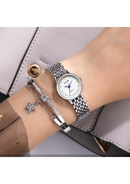 Stil 4 Kadın Lüks Gül Altın Bilezik Izle Bayanlar Moda Rahat Kuvars Kol Saati Kadın Saat Reloj Mujer Relogio Feminino Montre (Yurt Dışından) indirimleri