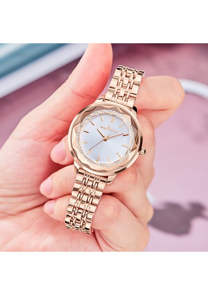 W Reloj Mujer Moda Kadın Saatler Marka Saat Kadın Bilezik Izle Bayan Kuvars Kol Saati Kadın Relogio Feminino Montre Femme (Yurt Dışından)