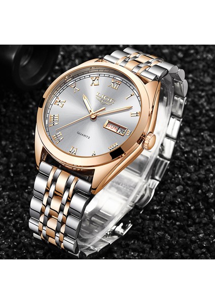 Gül Altın Mavi Lıge Üst Marka Lüks Su Geçirmez Gül Altın Kuvars Izle Kadınlar Paslanmaz Çelik Tarih Aşınma Hediye Saat Moda Aydınlık Bayanlar Izle (Yurt Dışından) fırsatları