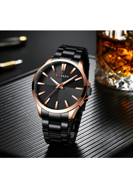 Gümüş Beyaz Curren Saatler Erkekler Moda Izle 2019 Lüks Paslanmaz Çelik Şerit Reloj Kol Saati Iş Saati Su Geçirmez Relogio Masculino (Yurt Dışından) fiyatları