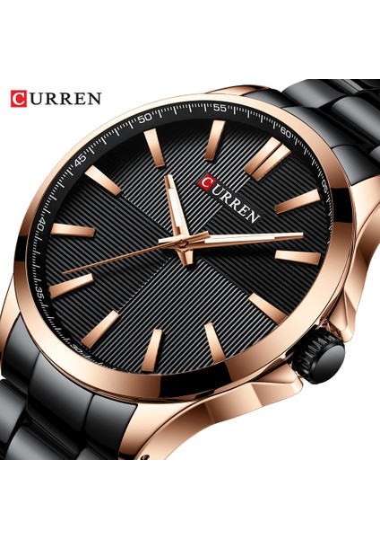 Gümüş Beyaz Curren Saatler Erkekler Moda Izle 2019 Lüks Paslanmaz Çelik Şerit Reloj Kol Saati Iş Saati Su Geçirmez Relogio Masculino (Yurt Dışından) fırsatları