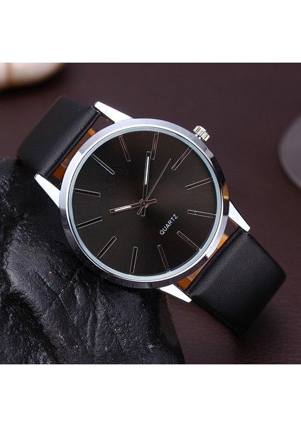 Siyah Beyaz 2023 Casual Quartz Saat Erkek Saatler En Lüks Marka Ünlü Kol Saati Erkek Saat Erkekler Için Saat Hodinky Relogio Masculino (Yurt Dışından)