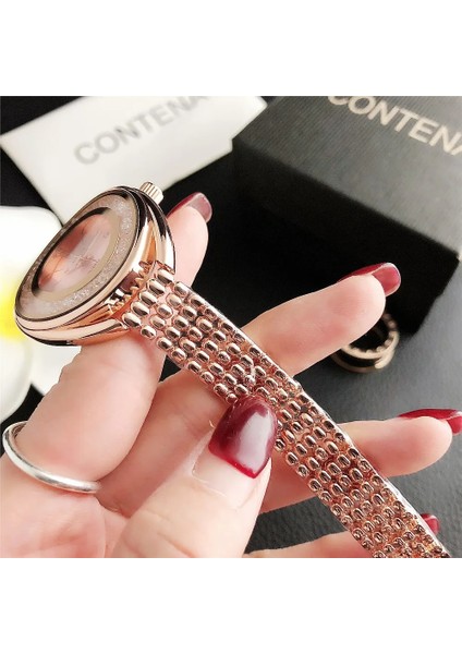 Gümüş Contena Lüks Kadın Saatler Gül Altın Bayanlar Bilezik Saatler Reloj Mujer 2020 Yaratıcı Kuvars Saatler Kadınlar Relogio Feminino (Yurt Dışından) modelleri