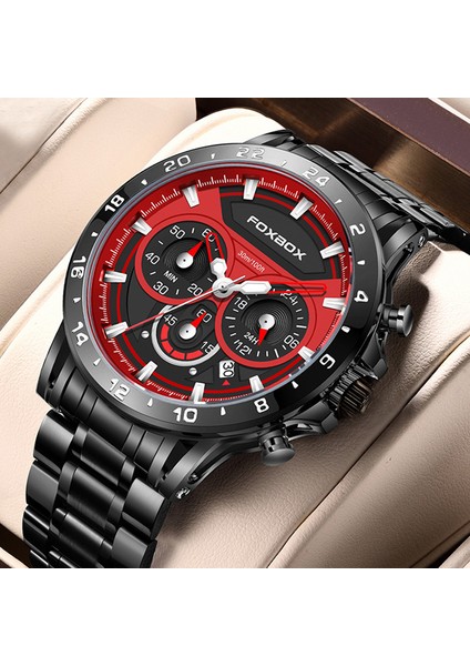 Siyah Gül Lıge Moda Erkekler Izle Üst Marka Lüks Spor Kuvars Chronograph Kol Saatleri Rahat Tüm Çelik Aydınlık Izle Religio Masculino (Yurt Dışından) fiyatları