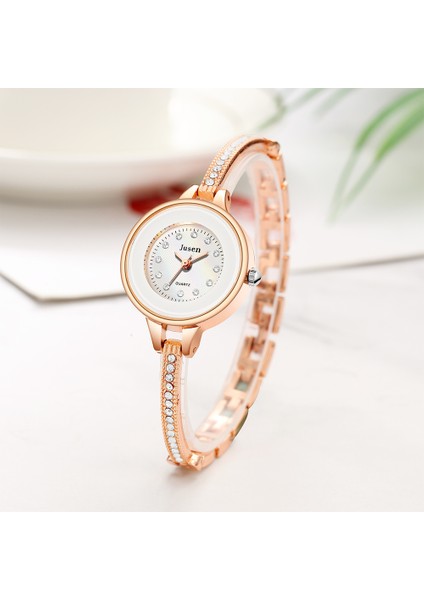 Altın Yeni Bayanlar Casual Kuvars Izle Kadın Moda Kol Saati Hediyeler Montre Femme Bilezik Saatler Montre Bayan Saat Relogio Feminino (Yurt Dışından) fırsatları