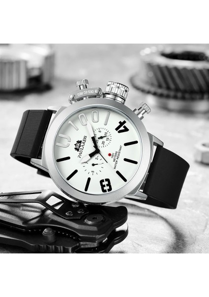 Siyah Turuncu Otomatik Kendinden Rüzgarlı Mekanik Kauçuk Kayış Siyah Gümüş Tekne Kılıfı Turuncu Mavi Sarı Gri Klasik U Erkek Saat (Yurt Dışından) indirimleri