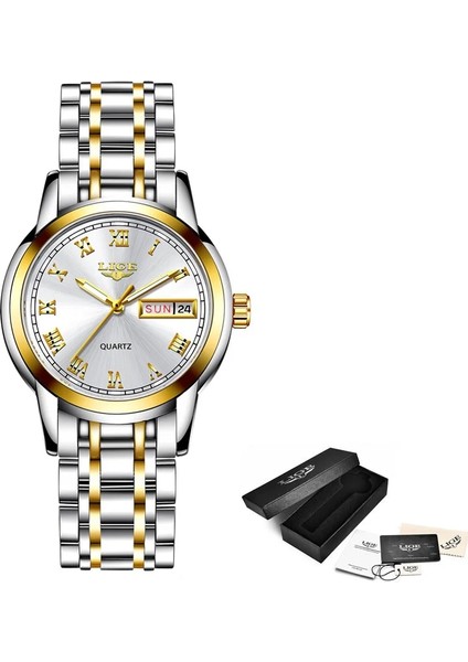 Lıge 2022 Yeni Altın Izle Kadın Saatler Bayanlar Yaratıcı Çelik Kadın Bilezik Saatler Kadın Su Geçirmez Saat Relogio Feminino (Yurt Dışından) fiyatları