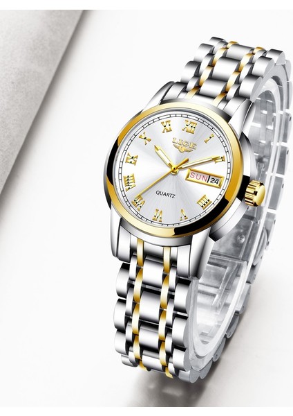 Lıge 2022 Yeni Altın Izle Kadın Saatler Bayanlar Yaratıcı Çelik Kadın Bilezik Saatler Kadın Su Geçirmez Saat Relogio Feminino (Yurt Dışından) modelleri