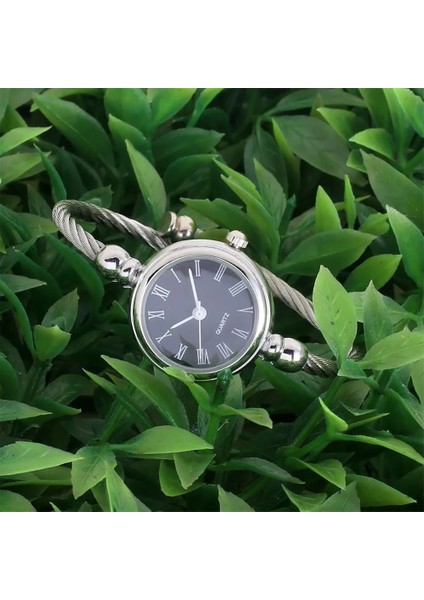 B Izle Kadın Yün Bilezik Basit Cam Ayna Bilezik Izle Kız Dairesel Analog Kuvars Izle Relogio Feminino Женские Часы (Yurt Dışından) indirimleri