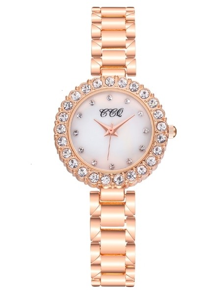 Gül Altın Kadın Bilezik Saatler Set Lüks Paslanmaz Çelik Bilek Saatler Hediyelik Saat Relogio Feminino Reloj Mujer Zegarek Damski (Yurt Dışından)