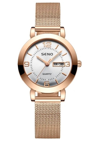 White-1 Moda Izle Altın Izle Kadın Saatler Bayanlar Kadın Bilezik Saatler Kadın Saat Relogio Feminino Montre Femme (Yurt Dışından)