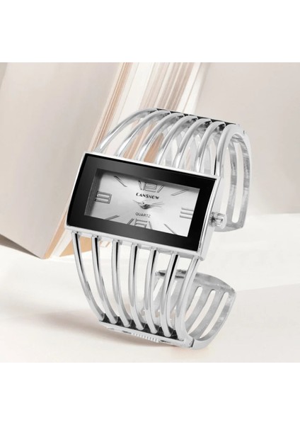 C Lüks Kadın Kare Dijital Arama Alaşım Kayış Bayanlar Kuvars Kol Saati Moda Elbise Bilezik Izle Saat Montre Femme Hediye XB40 (Yurt Dışından) fırsatları