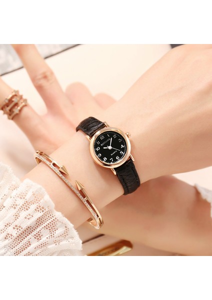 Stil 3 Yeni Saat Kadın Saatler Bayanlar Gül Altın Bilek Saatler Kadınlar Küçük Deri Kayış Bilezik Izle Kızlar Hediye Için Relogio Feminino (Yurt Dışından) modelleri
