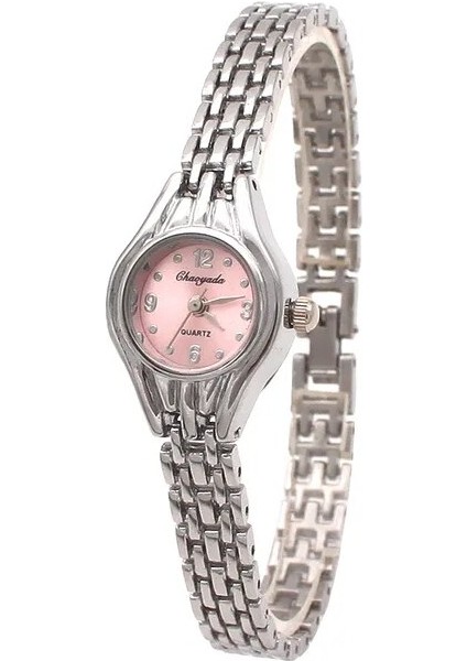 68GÜMÜŞ Pembe Yeni Altın Kadın Bilezik Saat Mujer Altın Relojes Küçük Kadran Kuvars Izle Popüler Kol Saati Kadın Bayanlar Zarif Saatler (Yurt Dışından)