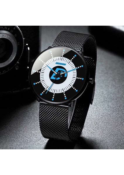 Örgü Siyah Mavi 2022 Minimalist Moda Erkek Saat Ultra Ince Iş Aydınlık Klasik Paslanmaz Çelik Hasır Kemer Kuvars Izle Relogio Masculino (Yurt Dışından) modelleri