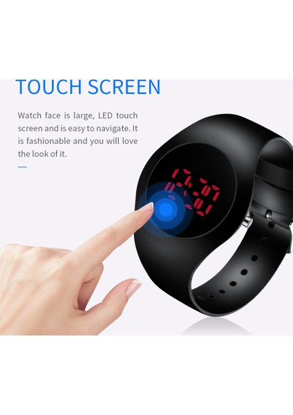 R1R-YEŞIL Erkekler Moda Izle Ultra-Ince Yuvarlak Spor Öğrenci Elektronik Saat Erkekler Su Geçirmez Dijital Saat Kadın Dijital Relogio Masculino (Yurt Dışından) modelleri