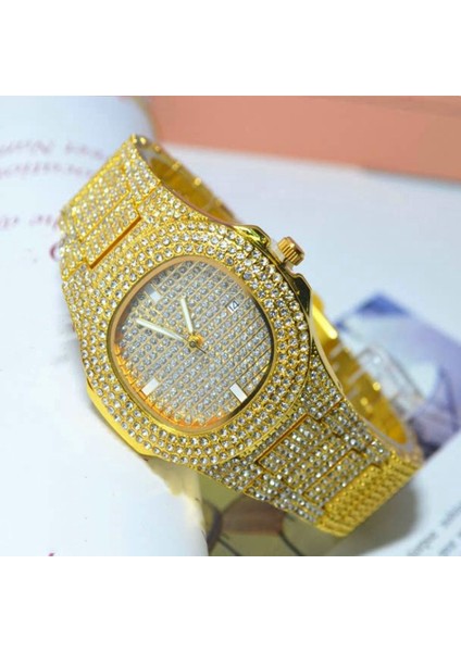 Gri Lüks Marka Gül Altın Kadın Izle Moda Rahat Tarih Kuvars Bilek Saatler Su Geçirmez Bilezik Izle Kadın Saat Reloj Mujer (Yurt Dışından) modelleri