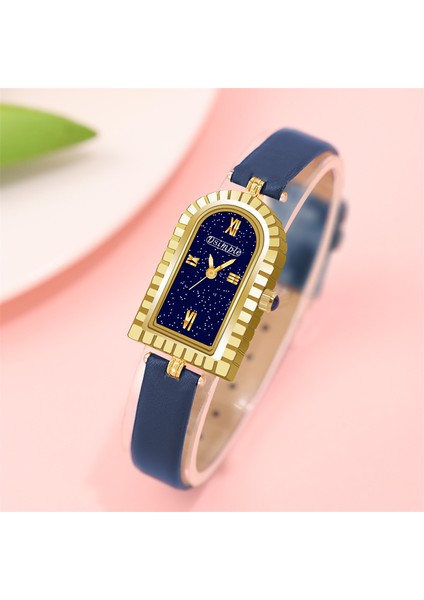 Kırmızı Reloj Mujer Moda Gül Altın Izle Kadınlar Için Deri Kayış Kuvars Kol Saati Bayanlar Altın Bilezik Saatler Relogio Feminino (Yurt Dışından) modelleri