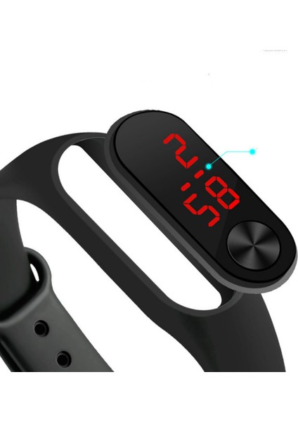 Mor Kırmızı LED Kadın Izle El Yüzük Izle Spor Moda Elektronik Saat Reloj Deportivo Para Mujer Dropshipping 2020 Erkek Saatler (Yurt Dışından) indirimleri