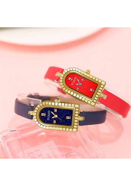 Yeşil Bilezik ile Reloj Mujer Moda Gül Altın Izle Kadınlar Için Deri Kayış Kuvars Kol Saati Bayanlar Altın Bilezik Saatler Relogio Feminino (Yurt Dışından) fırsatları