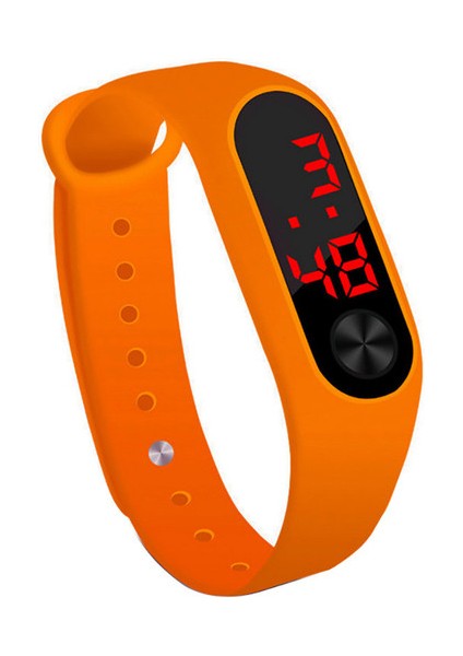 C Yaratıcı LED Işık Erkek Kadın Dijital Kol Saatleri Kore Tarzı Erkek Kadın Elektronik Saat Moda Rahat Çift Bilezik Izle (Yurt Dışından)