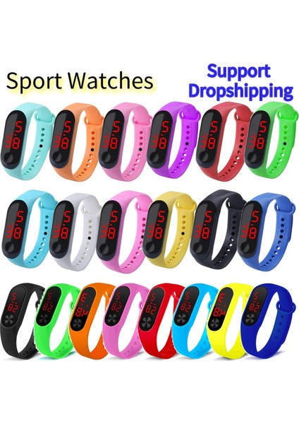 C Yaratıcı LED Işık Erkek Kadın Dijital Kol Saatleri Kore Tarzı Erkek Kadın Elektronik Saat Moda Rahat Çift Bilezik Izle (Yurt Dışından) fırsatları