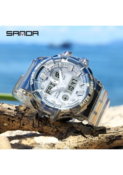 Siyah Altın Sanda Üst Marka 2023 Yeni Erkek Saatler Spor Askeri Kuvars Izle Erkekler Için Dijital Saat Su Geçirmez Saat Relogio Masculino 3100 (Yurt Dışından) indirimleri