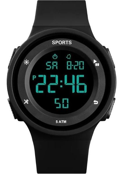 Matcha Yeşil Yeni Spor Dijital Saatler Erkekler Kadınlar Için Çocuklar Çok Fonksiyonlu Askeri Spor Izle 5ATM Su Geçirmez Aydınlık LED Elektronik Saat (Yurt Dışından) fiyatları