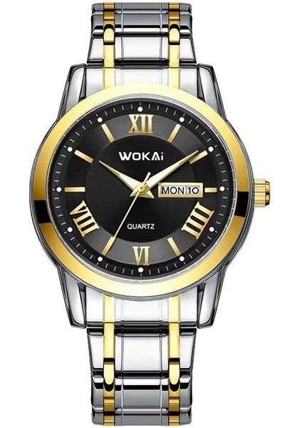 Luo Ma Hei Wokai Tasarım Highmineral Cam 40 mm Seramik Gmt Mekanik Saatler 30 M Su Geçirmez Klasik Moda Lüks Erkekler Için Otomatik Izle (Yurt Dışından)
